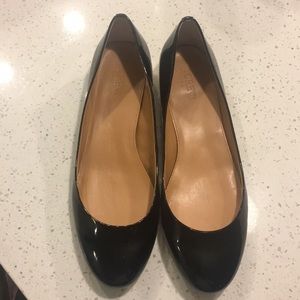 Worn Once J Crew Black Patent Flats